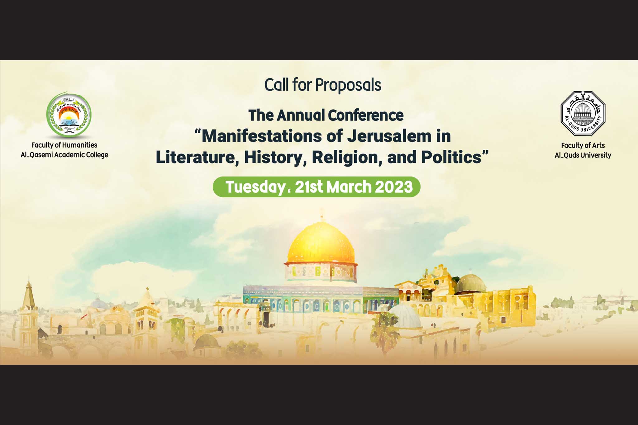 Call for Proposals: The Annual Conference “Manifestations of Jerusalem ...