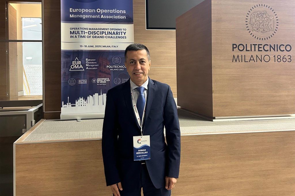 د. أحمد حرز الله يشارك في المؤتمر العالمي (EurOMA 2025) بميلانو